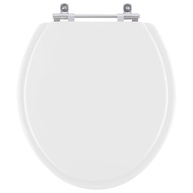 Assento Sanitário Oval Universal Branco - Compatível com Deca, Incepa, Celite, Icasa e Fiori - imagem 1
