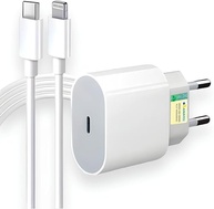 Carregador Turbo 30W PD + Cabo Lightning USB-C: Carga Rápida para iPhone 6 ao 14 - imagem 2
