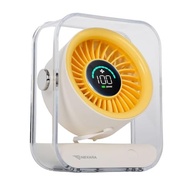 Mini Ventilador de Mesa Recarregável USB com 100 Velocidades, Display LED e Bateria 3000mAh - Silencioso e Portátil - imagem 2