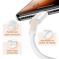 Carregador Turbo 30W PD + Cabo Lightning USB-C: Carga Rápida para iPhone 6 ao 14 - imagem 4