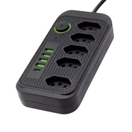 Régua de Energia Premium: Filtro de Linha 5 Tomadas, 4 USB-A, 1 USB-C e Cabo 2m - imagem 2