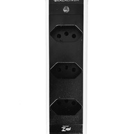 Torre de Tomada Inox Premium: 3 Tomadas, USB-A e USB-C para Máxima Conectividade - imagem 5