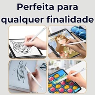 Caneta Stylus Premium Recarregável USB: Precisão e Versatilidade para Todos os Seus Dispositivos - imagem 4