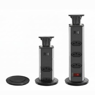 Torre Tomada Retrátil 3 Tomadas + USB + USB-C para Bancada - Multiplug Embutir 1.8m - imagem 2