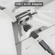 Adaptador ISLOPU USB-C para DC 5.5x2.1mm: Potência 100W PD para Starlink Mini (Impermeável) - imagem 5