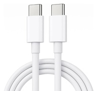 Cabo USB-C 60W Branco Reforçado: Carregamento Turbo Rápido para Samsung, iPhone 15/16, Xiaomi e Mais - imagem 1