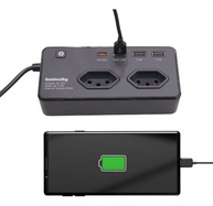 Inversor Conversor 350W 12V para 110V: Carregamento Turbo USB-C e Tomada Universal - imagem 3