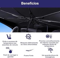 Quebra-Sol Portátil Universal: Proteção Térmica e UV para Seu Carro - imagem 4