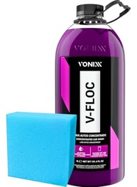 Shampoo Lava Autos Concentrado Neutro V-Floc 3L Vonixx: Limpeza Profissional e Brilho Intenso - imagem 2
