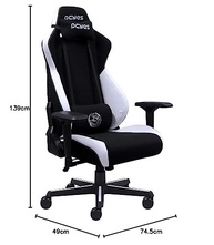CADEIRA GAMER MAD RACER V8 TURBO BRANCA - Conforto e Estilo para Jogadores - imagem 3