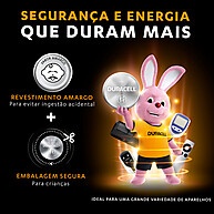 Bateria de Lítio 2032 Duracell – 20 Unidades com 10 Anos de Validade - imagem 2