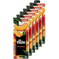 Del Valle Pêssego Light 1L: Pack 6 Un. Sabor Refrescante - imagem 1