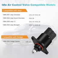 Válvula IAC NPAUTO para Jeep Cherokee TJ Wrangler Grand Cherokee 98-04 | Dodge Dakota 99-02 - Controle de Marcha Lenta Perfeito - imagem 4