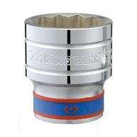 Soquete Estriado 3/8" King Tony 1/2" - Aço Cromo-Vanádio para Máximo Torque - imagem 1