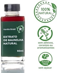Extrato Natural de Baunilha 60ml + Pasta Concentrada Natural de Baunilha 42g da Vanilla Brasil Kit - imagem 2