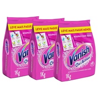 Vanish Oxi Action: Kit 3 Refis 1Kg – Roupas Impecáveis! - imagem 1