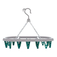 Mini Varal Oval com 24 Prendedores Verde - Flash Limp LAV6803 - imagem 2