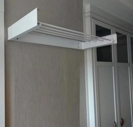 Varal de Parede Retrátil Mágico 100cm com 6 Varetas - Espaço Inteligente para Secagem - imagem 3
