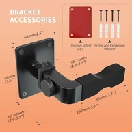 Suporte de Parede Ajustável para Aspiradores Shark e Dyson - Compatível com Vários Modelos - imagem 3