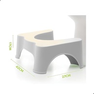 Banquinho Auxiliar Ergonômico para Vaso Sanitário com Base Antiderrapante – Apoio Natural para Cócoras, Melhora da Postura e Conforto Diário - imagem 4