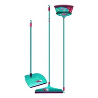 Kit Noviça Limpeza Premium - Vassoura Multiuso + Rodo Ballena 40cm + Pá de Lixo Articulada - imagem 2