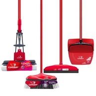 Kit Limpeza Completo com Vassoura Varre Muito, Mop Autolimpante, Rodo 30cm e Pá Caçamba - Tudo em um Só! - imagem 1