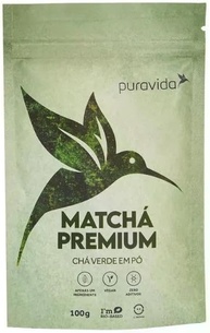 Matchá Premium Chá Vegano 100g em Pó - Puravida - imagem 2