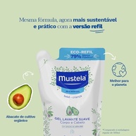 Mustela Refil Gel Lavante Suave 400ml - Sabonete Líquido Vegano para Bebês e Crianças com 93% de Ingredientes Naturais - imagem 4
