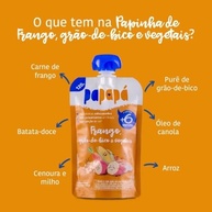Papinha de Frango, Grão-de-bico e Vegetais Natural 120g - Papapá | Alimento Saudável e Saboroso para Bebês - imagem 5