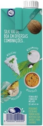 Silk Bebida Vegetal Coco Sem Açúcar 1L - imagem 2