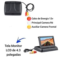 Monitor de Estacionamento Ré Veicular ONYK 4.3" LCD Sonoro Universal - Segurança e Praticidade - imagem 4