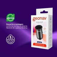 Geonav SuperPower Mini 20W: Carregador Veicular Rápido USB-C PD e USB-A QC - imagem 4