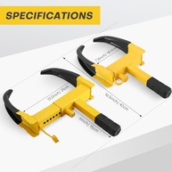 Trava de Roda Antifurto Universal: Segurança Máxima para Seu Veículo! - imagem 3