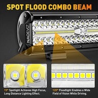Kit Barra de Luz LED NAOEVO 420W: Iluminação Potente para Seu Veículo Off-Road - imagem 4