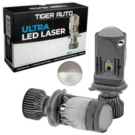 Kit Lâmpada H4 Ultra LED Laser Mini Projetor Canhão: Super Foco Tiger para Seu Veículo - imagem 1
