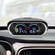 Voltímetro e Medidor de Temperatura Digital 2 em 1 para Veículos - Alerta Inteligente - imagem 2