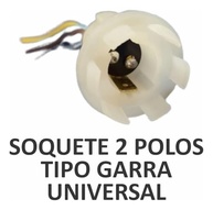 Kit 2 Soquetes Universais Âmbar 2 Polos para Seta de Veículos - Iluminação de Segurança Potente - imagem 5