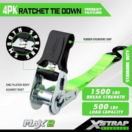 Kit 4 Correias de Amarração XSTRAP Standard 3,5m - Segurança Máxima para Carga e Veículos - imagem 5