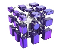 GAN Mirror Cube Roxo Magnético 3x3: O Quebra-Cabeça de Velocidade Definitivo! - imagem 3