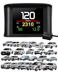 HUD P10 Car Pro OBD2: Velocidade, RPM e Mais em Display Inteligente Multicolorido - imagem 2