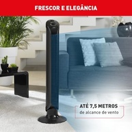 Ventilador de Torre Arno Eole Infinite NEOL 110V - Oscilação 180°, 3 Velocidades, Timer e Design Premium - imagem 4