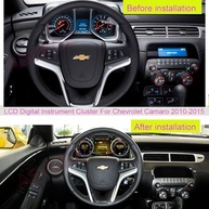 Painel Digital LCD 12.3" ASVEGE para Chevrolet Camaro 2010-2015: Modernize seu Velocímetro e Hodômetro - imagem 3