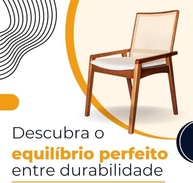 Cadeira Venezia Preta em Madeira Maciça – Design Moderno e Conforto Duradouro para Sala de Jantar ou Escritório - imagem 3