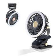 Ventilador de Mesa USB Recarregável com Motor Brushless - 5 Velocidades, 360°, Silencioso e Portátil - imagem 1