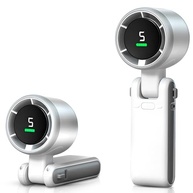 Ventilador Portátil Recarregável AQWS - Mini Fan Dobrável com Display Digital, 5 Velocidades - imagem 1