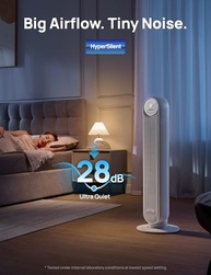 Ventilador de Torre Dreo com Oscilação de 90° – Design Moderno e Silencioso - imagem 5