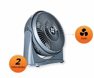 Circulador de Ar 25cm Cinza Prata 127V Ventimais - Refresque seu Ambiente com Estilo - imagem 5