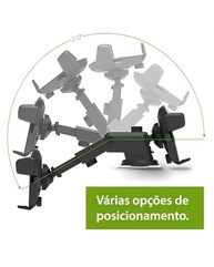 Suporte de Celular Universal para Carro: Ventosa Forte, Rotação 360° e Braço Ajustável para GPS e Smartphones - imagem 5