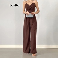 Macacão Plissado Lovito: Elegância Casual de Verão - imagem 2
