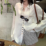 Shorts Listrado Lovito L125AD319 – Estilo e Conforto para o Verão - imagem 2